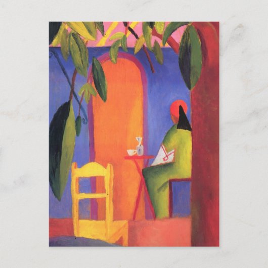 August Macke - Türkisches Café II Postkarte (Vorderseite)