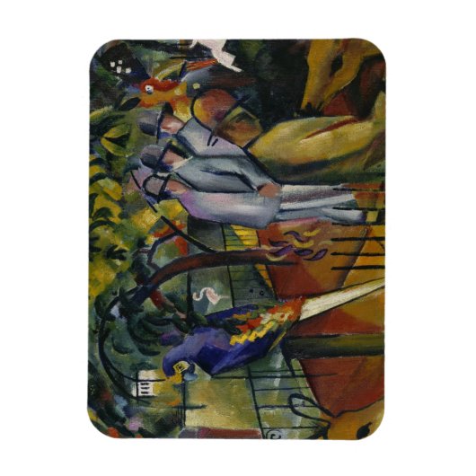 August Macke Zoological Garden I Magnet (Vertikal)