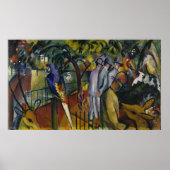 August Macke Zoological Garden I Poster (Vorne)
