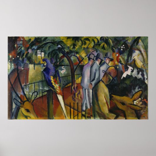 August Macke Zoological Garden I Poster (Vorne)