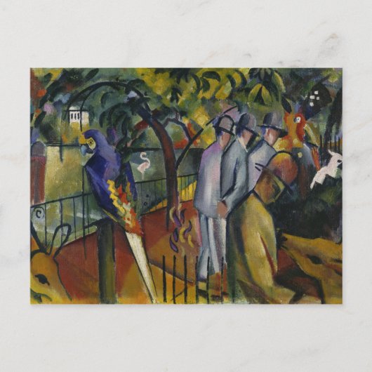 August Macke Zoological Garden I Postkarte (Vorderseite)