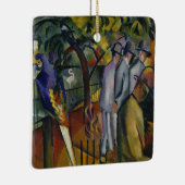 August Macke | zoologischer Garten I Keramikornament (Rechts)