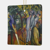 August Macke | zoologischer Garten I Keramikornament (Links)