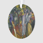 August Macke | zoologischer Garten I Ornament (Vorderseite)