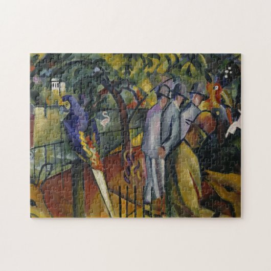August Macke | zoologischer Garten I Puzzle (Horizontal)