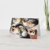 August Macke's Katzenstudien (Studie einer Katze) Karte (Vorderseite)