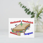 August - Nationalmonat Postkarte (Stehend Vorderseite)