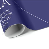 August - November Zodiakkonstellationen Geschenkpapier (Rolleneckpunkt)