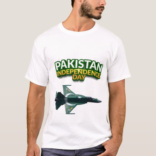 August Pakistan Shirts des Unabhängigkeitstages (Vorderseite)