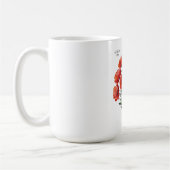 August Poppy Bloom - Personalisiertes Geburtstagsg Kaffeetasse (Links)