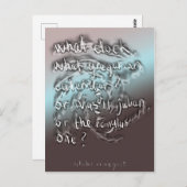 august postkarte (Vorne/Hinten)