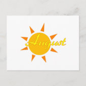 August Postkarte (Vorderseite)