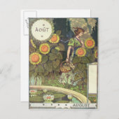 August Postkarte (Vorne/Hinten)