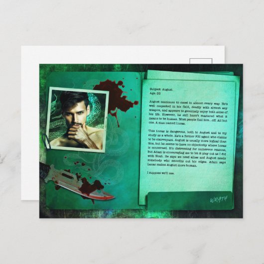 August Postkarte (Vorne/Hinten)