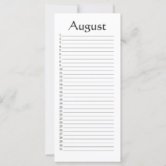 August Psalm 145:5