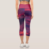 August rot capri leggings (Rückseite)