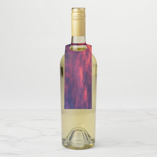 August rot flaschenanhänger (Auf Flasche)