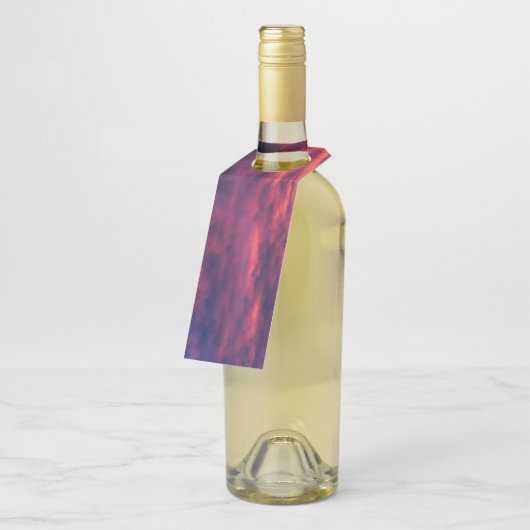 August rot flaschenanhänger (Angewinkelt)