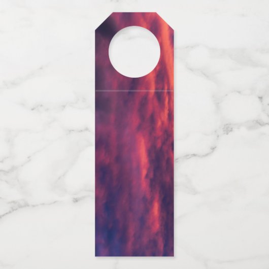 August rot flaschenanhänger (Rückseite)