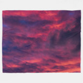 August rot fleecedecke (Vorderseite (Horizontal))