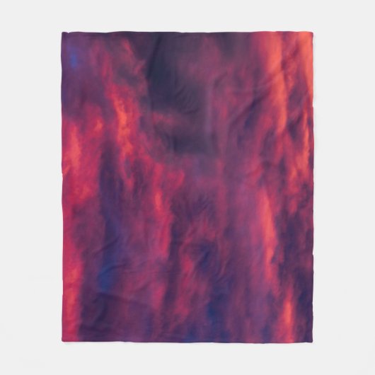 August rot fleecedecke (Vorderseite)