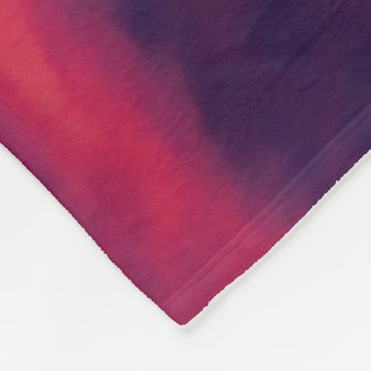 August rot fleecedecke (Ecke)