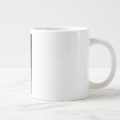 August rot Jumbo-Tasse (Rechts)