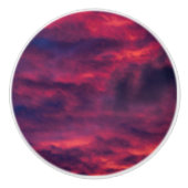 August rot keramikknauf (Vorderseite)