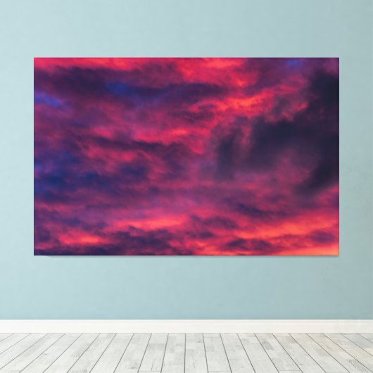 August rot leinwanddruck (Insitu (Holzboden))