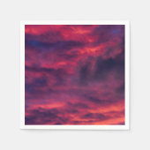 August rot serviette (Vorderseite)