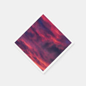 August rot serviette (Ecke)