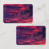 August rot visitenkarte (Vorne/Hinten)