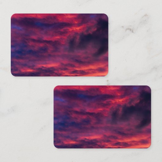 August rot visitenkarte (Vorne/Hinten)