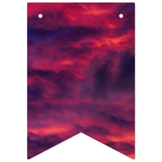 August rot wimpelkette (Dritte Fahne)