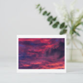 August Roter Urlaub Postkarte (Stehend Vorderseite)