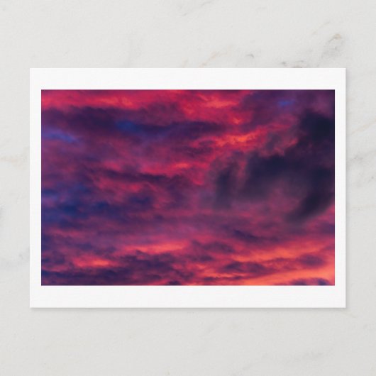 August Roter Urlaub Postkarte (Vorderseite)