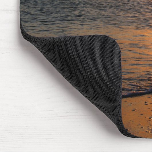 August-Sonnenuntergang Mousepad (Ecke)
