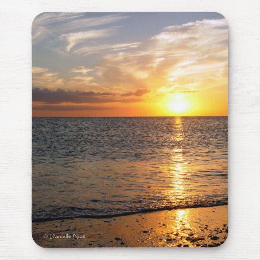 August-Sonnenuntergang Mousepad (Vorne)