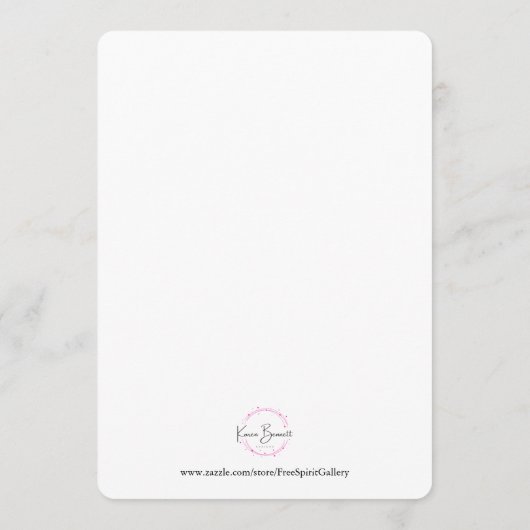 August Stand-Alone Kalender Hunde Splash Art Menükarte (Rückseite)