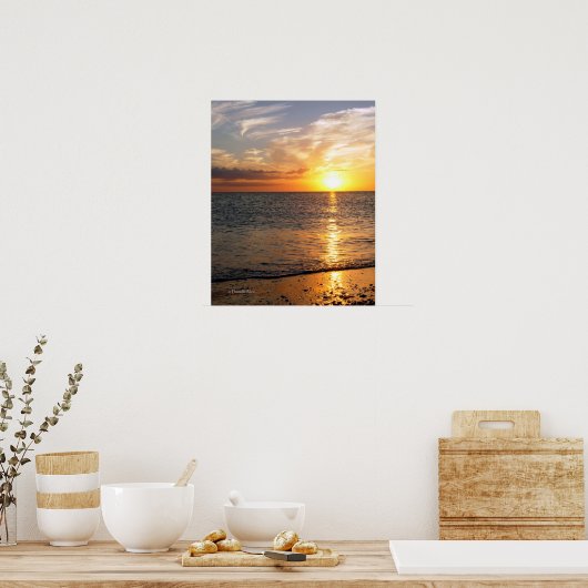 August Sunset Poster (Küche)