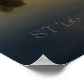 August Sunset Poster (Ecke)