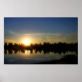 August Sunset Poster (Vorne)