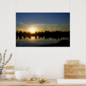 August Sunset Poster (Küche)