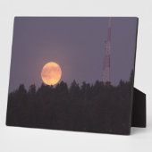 August Supermoon über Paradise Ridge Fotoplatte (Seite)