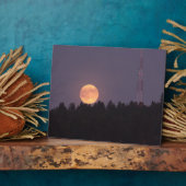 August Supermoon über Paradise Ridge Fotoplatte (Seite)