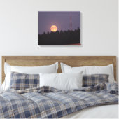 August Supermoon über Paradise Ridge Leinwanddruck (Insitu (Schlafzimmer))