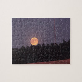 August Supermoon über Paradise Ridge Puzzle