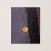 August Supermoon über Paradise Ridge Puzzle (Vertikal)