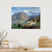 August Wilhelm Leu Tarn Poster (Küche)