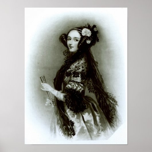 Augusta Ada Byron Countess of Lovelace Poster (Vorne)